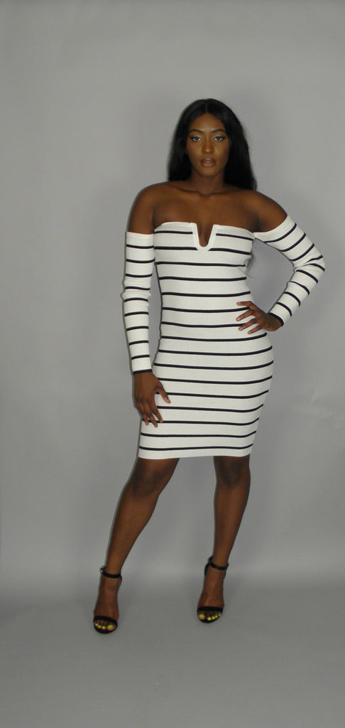 Ebony Stripe Dress