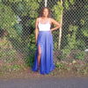 Split Me Royal Blue Skirt