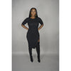 Button Me Up Black Dress