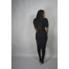 Button Me Up Black Dress