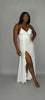 White Ruffle Delight Dress