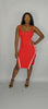 Button  Me Up Red Dress