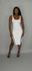 Button  Me Up White Dress